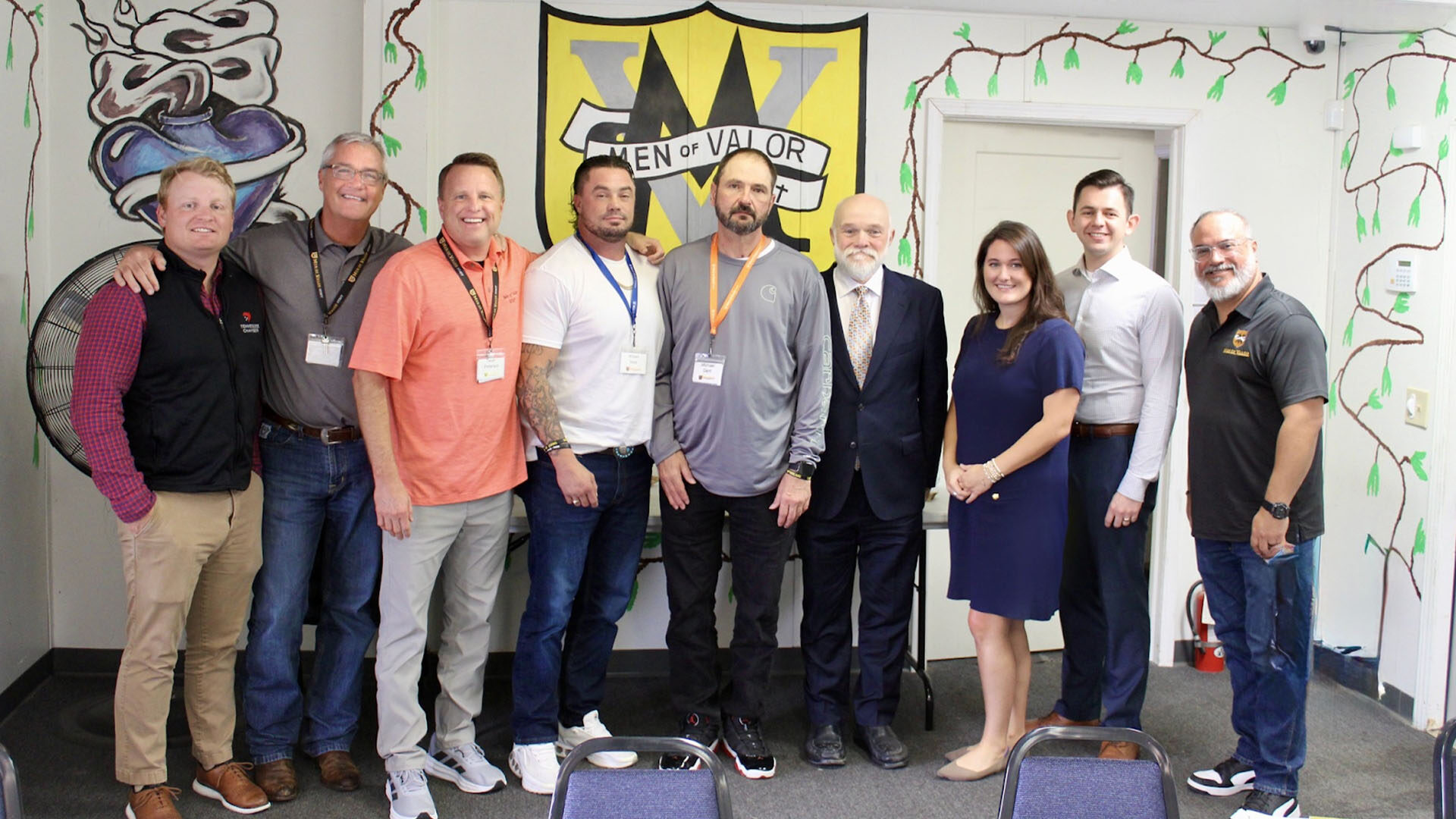 Chamber Staff and Member CoreCivic Connect with Men of Valor Ministry